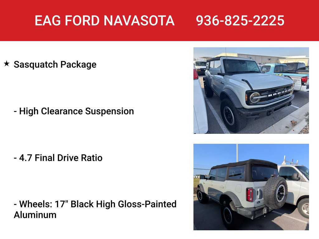 Used 2022 Ford Bronco Outer Banks w/ Sasquatch Package AWD/4WD image 12