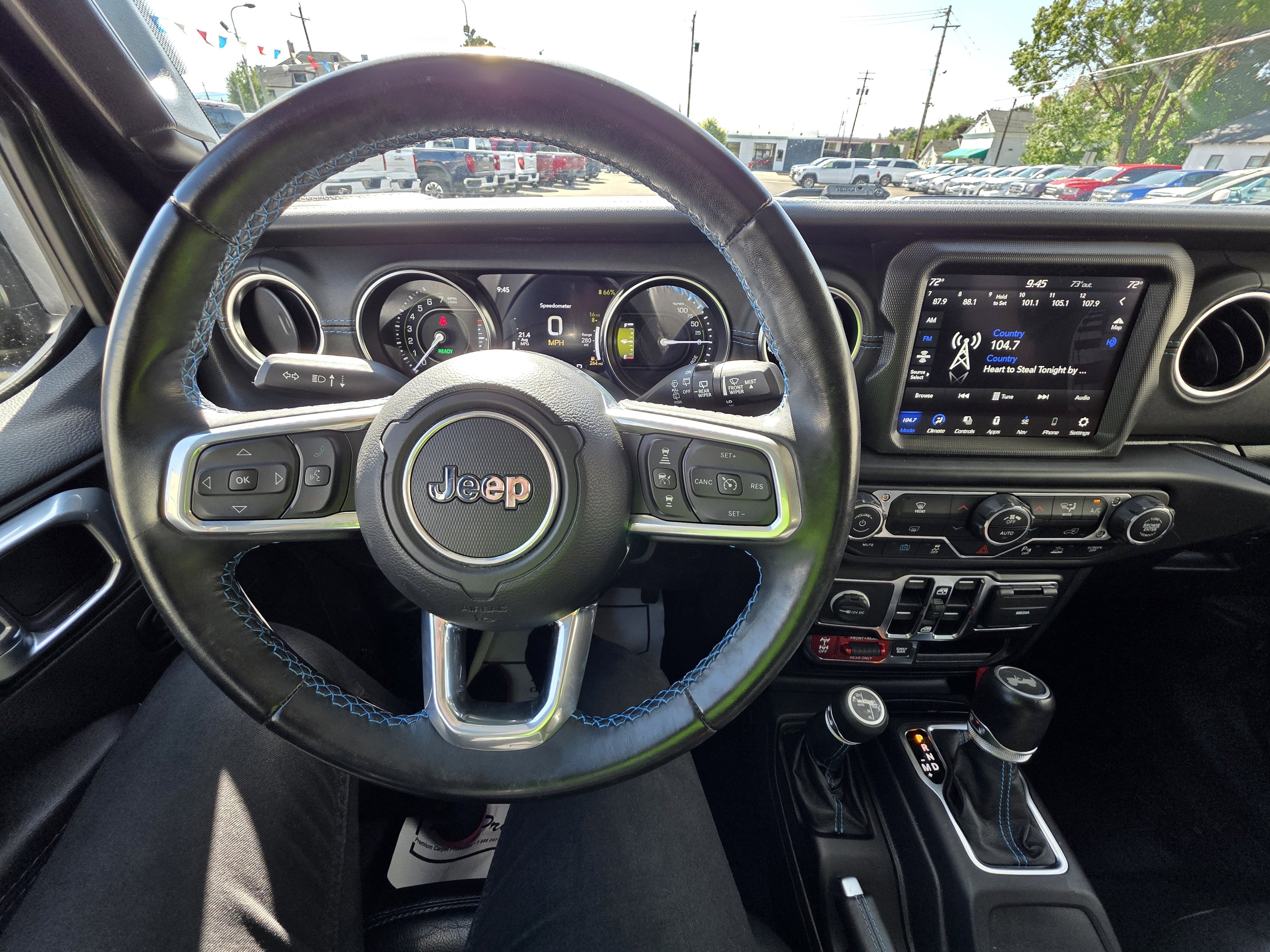 Used 2021 Jeep Wrangler Unlimited Rubicon 4xe w/ Steel Bumper Group image 14