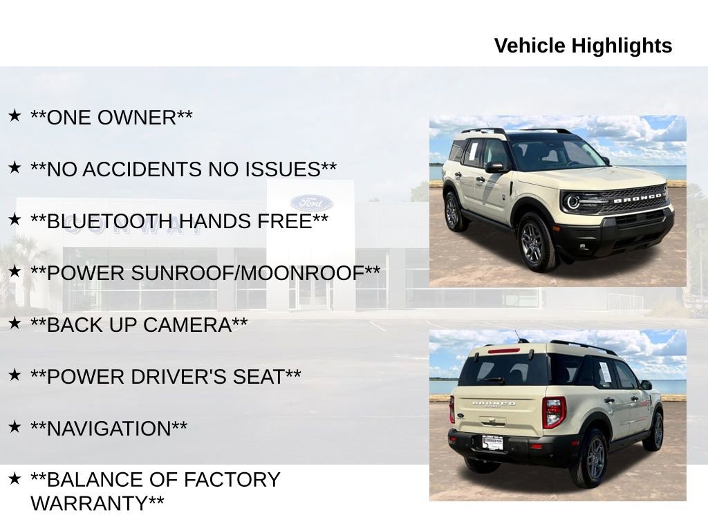Used 2025 Ford Bronco Sport Big Bend w/ Convenience Package image 6