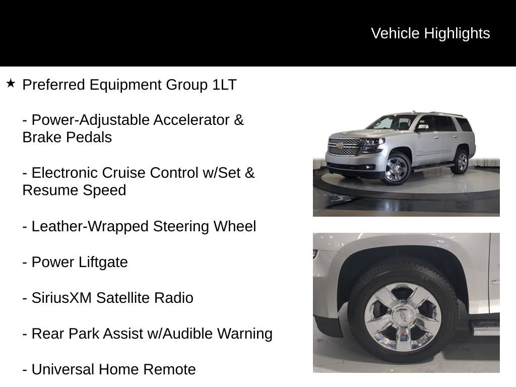 Used 2017 Chevrolet Tahoe LT w/ LT Signature Package AWD/4WD image 19