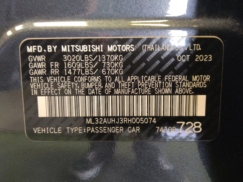Used 2024 Mitsubishi Mirage LE FWD image 33