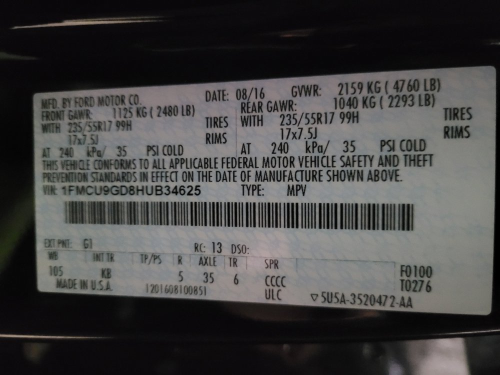 Used 2017 Ford Escape SE w/ Equipment Group 201A AWD/4WD image 33