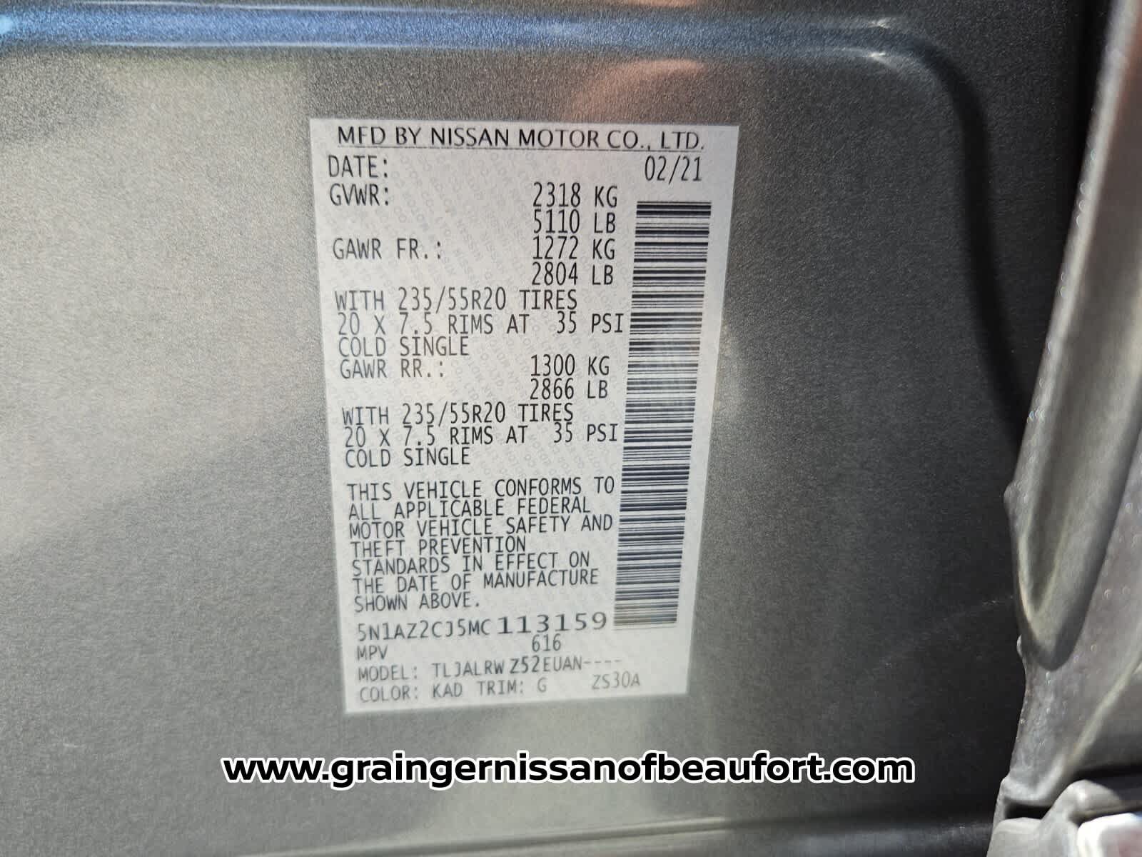 Used 2021 Nissan Murano SL FWD image 7