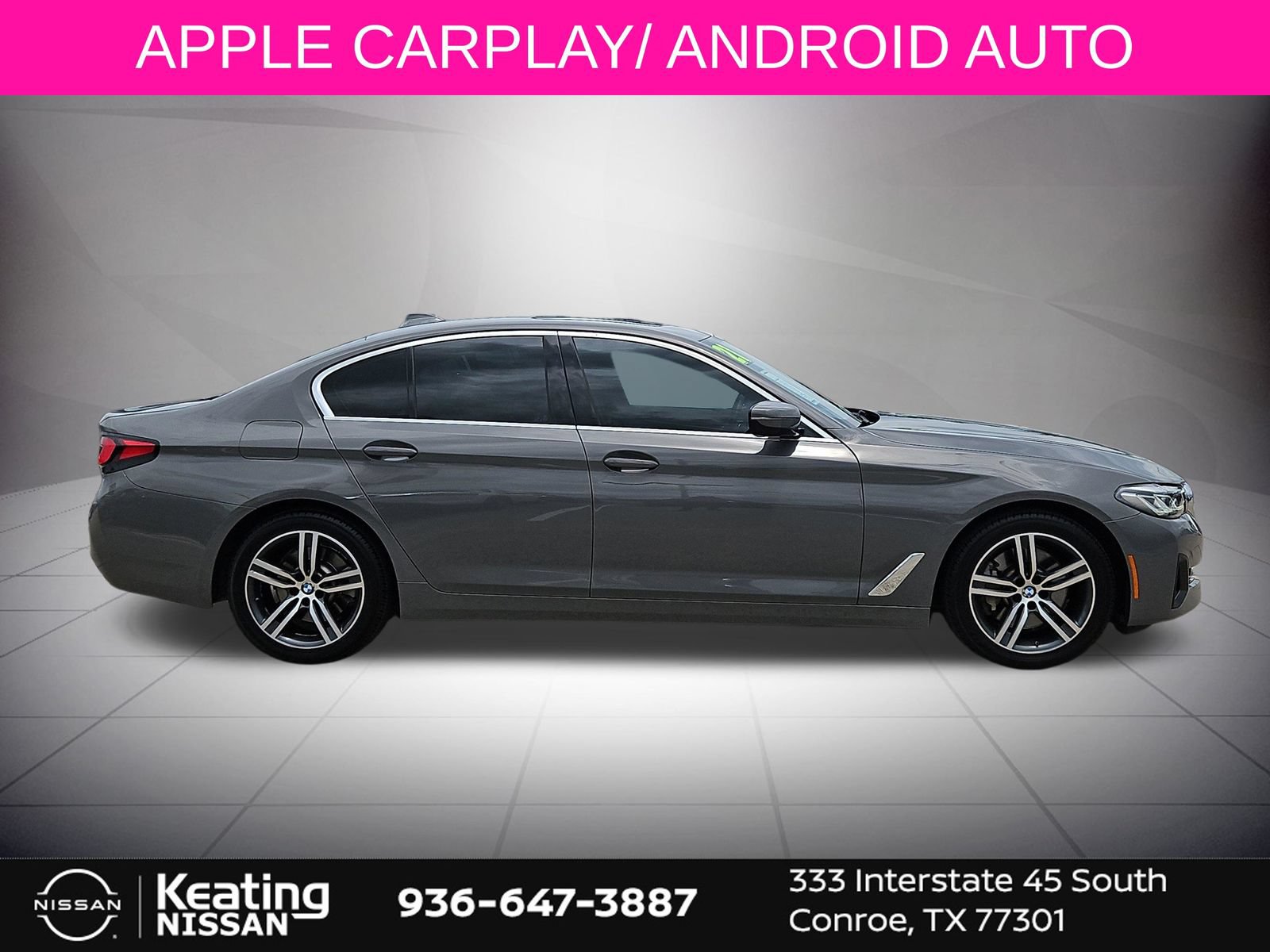 Used 2021 BMW 530i xDrive w/ Premium Package AWD/4WD image 9