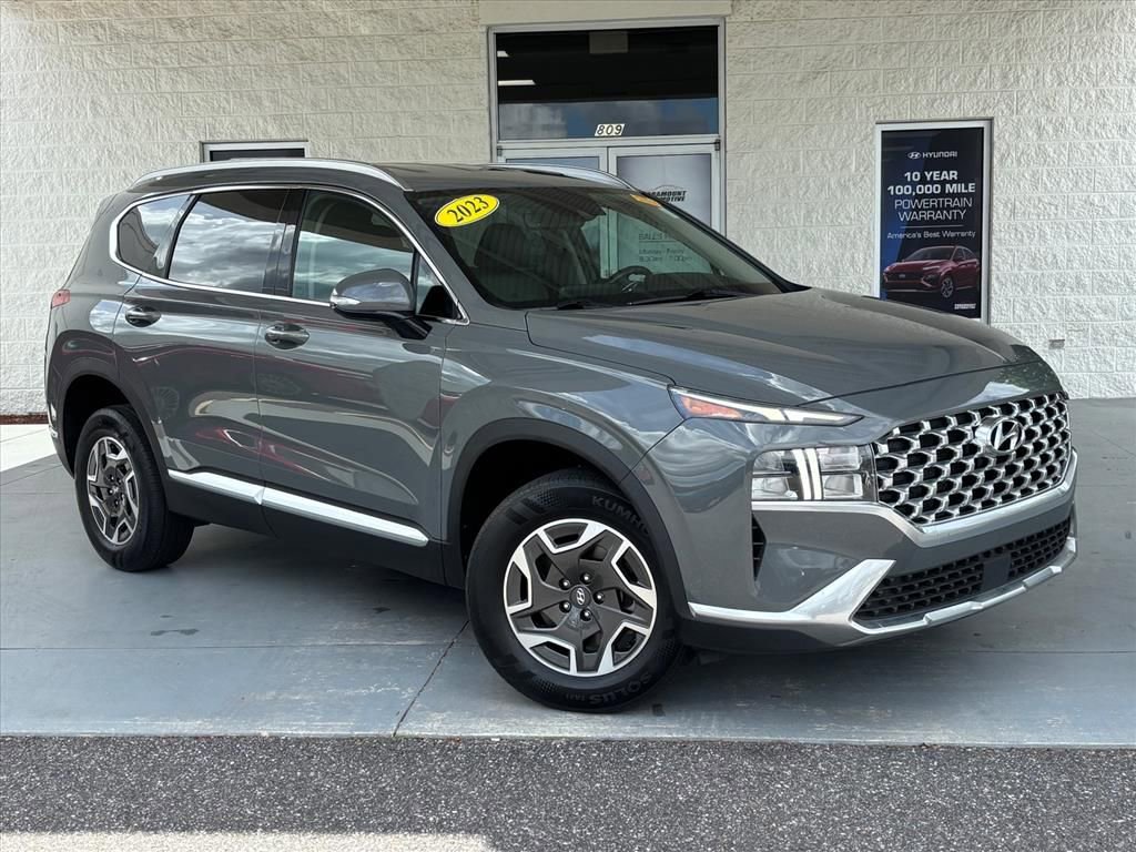 Used 2023 Hyundai Santa Fe Blue