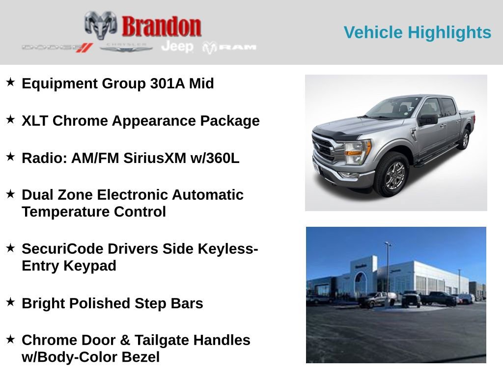 Used 2022 Ford F150 XLT w/ Equipment Group 301A Mid image 5