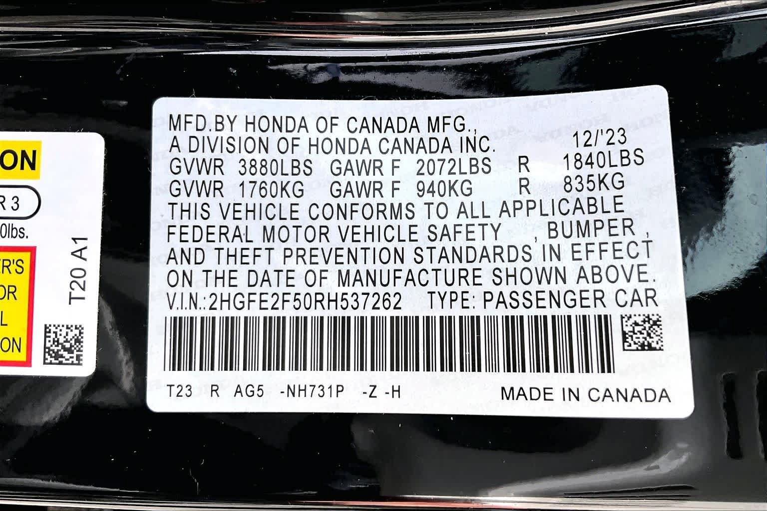 Used 2024 Honda Civic Sport image 33