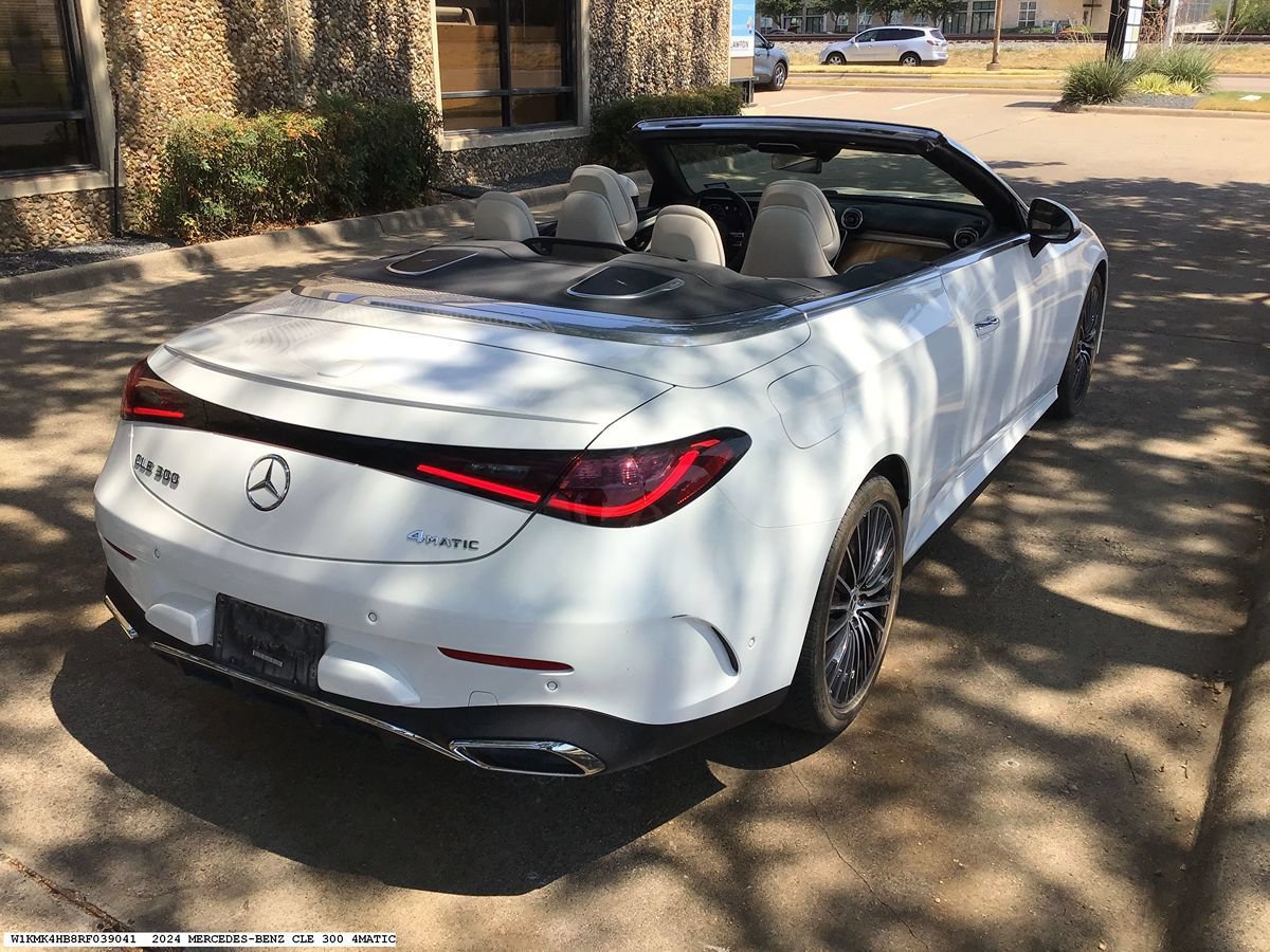 Used 2024 Mercedes-Benz CLE 300 4MATIC Cabriolet image 5
