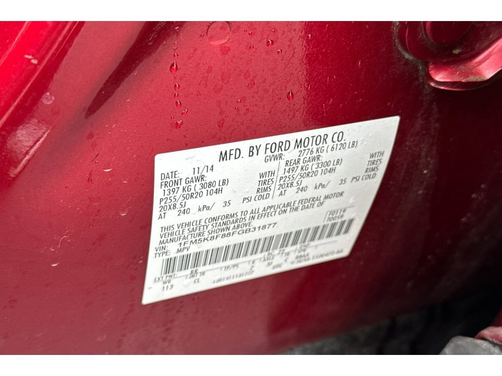 Used 2015 Ford Explorer Limited w/ Equipment Group 302A image 34