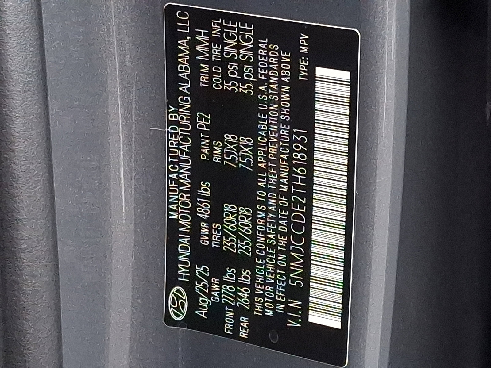 Used 2026 Hyundai Tucson SEL AWD/4WD image 28