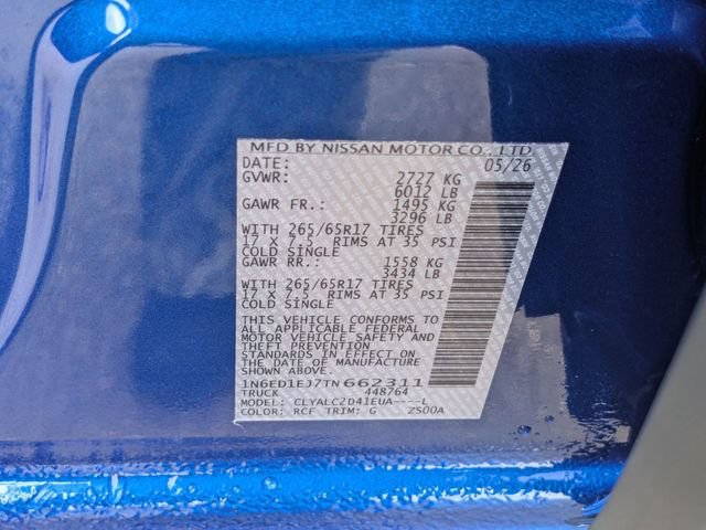 New 2026 Nissan Frontier SV w/ SV Convenience Package RWD image 35