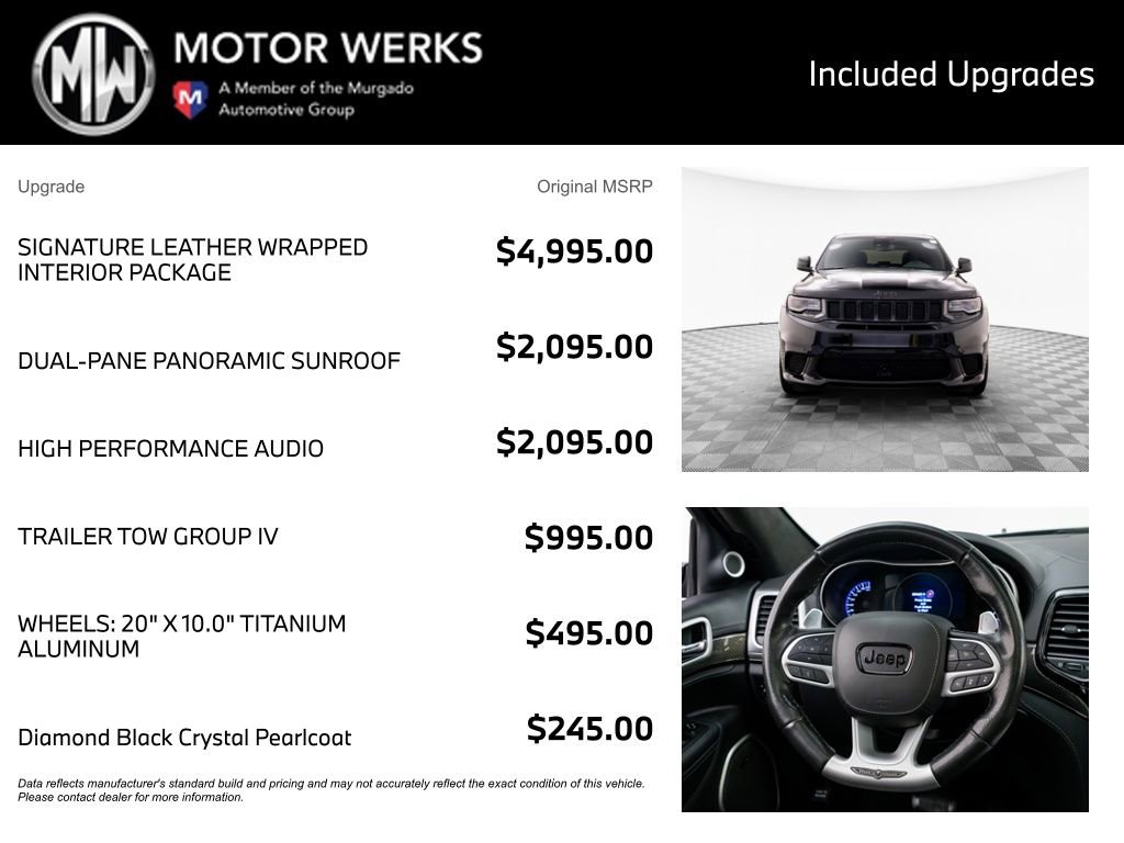 Used 2020 Jeep Grand Cherokee Trackhawk AWD/4WD image 4