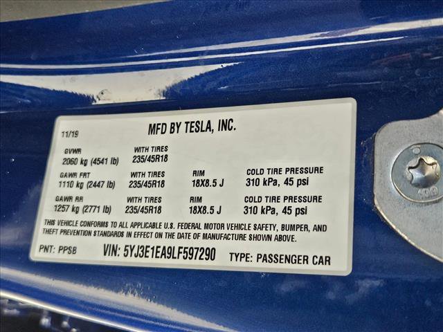 Used 2020 Tesla Model 3 Standard Range Plus image 24