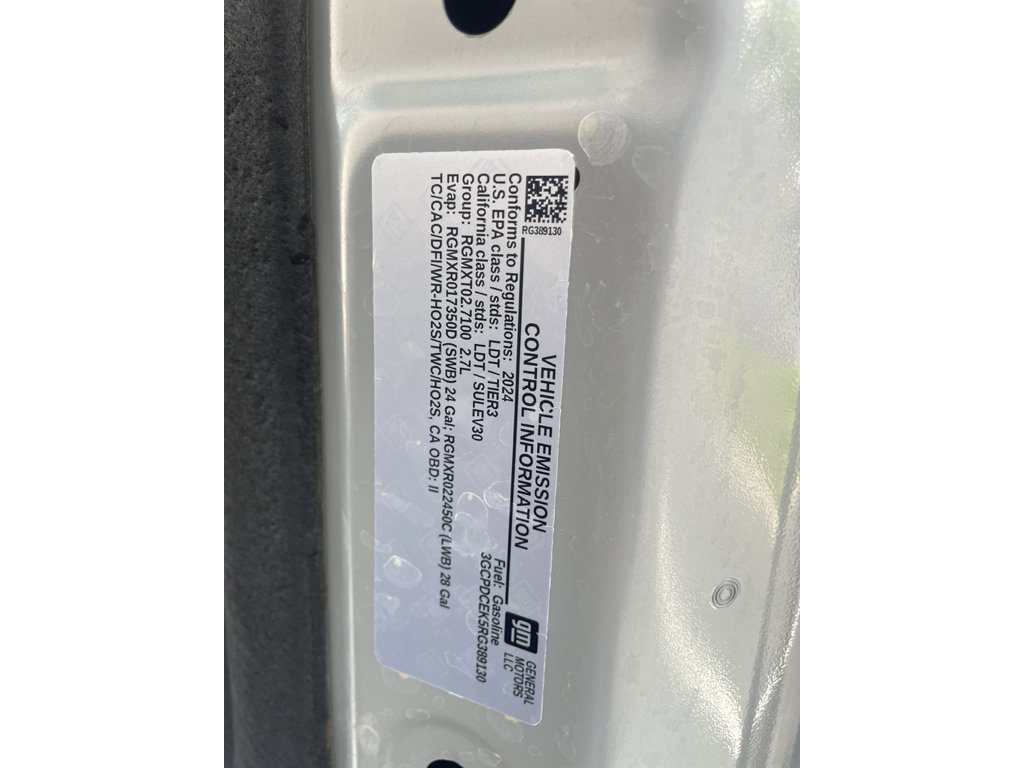 Used 2024 Chevrolet Silverado 1500 Custom Trail Boss w/ Turbomax Blackout Package image 24