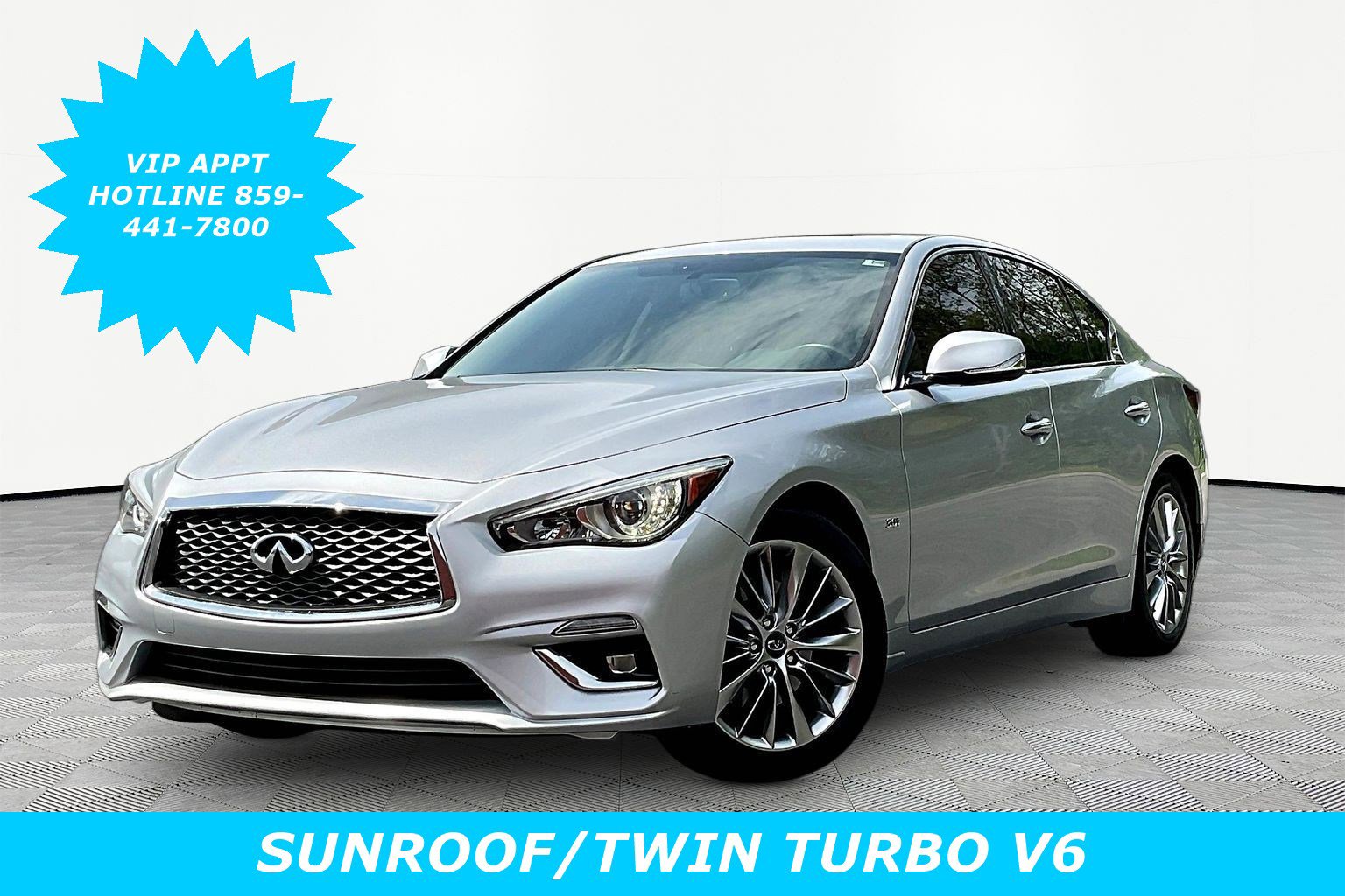 Used 2018 INFINITI Q50 Luxe w/ Essential Package (3.0T Luxe) AWD/4WD image 1