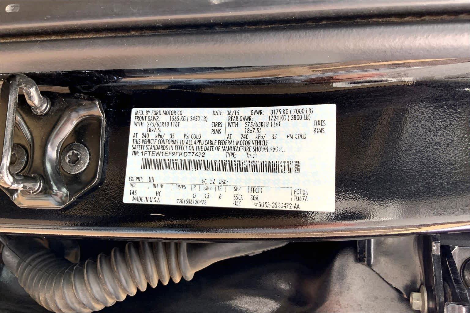 Used 2015 Ford F150 Lariat w/ Equipment Group 502A Luxury AWD/4WD image 37