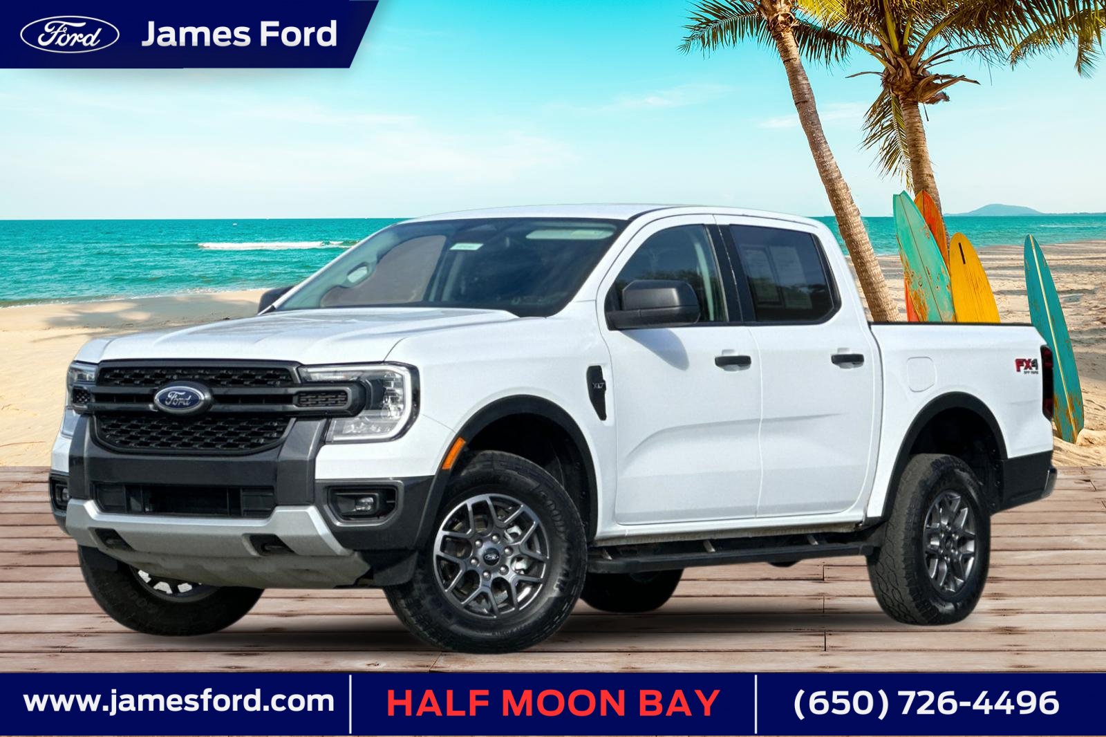 Used 2025 Ford Ranger XLT w/ FX4 Off-Road Package AWD/4WD image 1