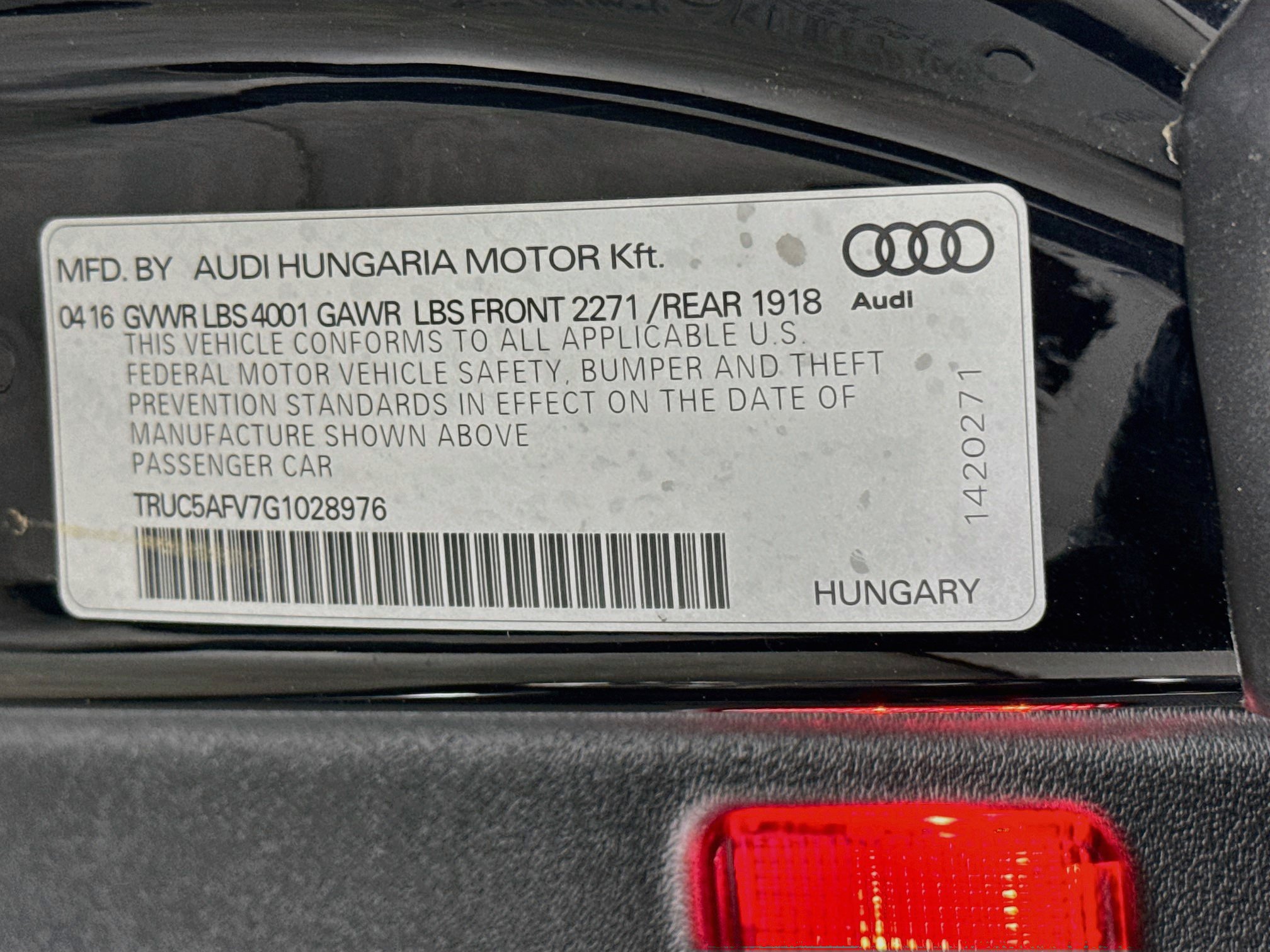 Used 2016 Audi TT 2.0T w/ Technology Package AWD/4WD image 28
