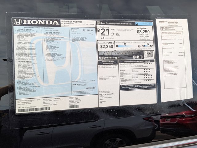 New 2026 Honda Pilot Touring image 18