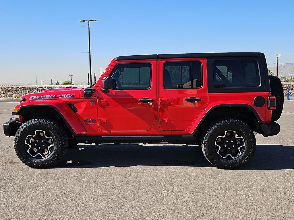 Used 2023 Jeep Wrangler Unlimited Rubicon 4xe w/ Steel Bumper Group image 2