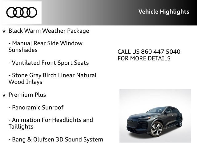 Certified 2025 Audi Q6 e-tron Premium Plus AWD/4WD image 21