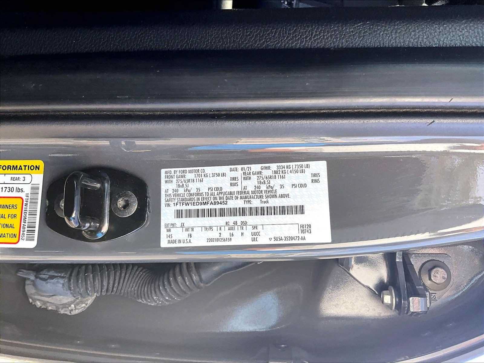 Used 2021 Ford F150 XLT w/ Equipment Group 302A High AWD/4WD image 33