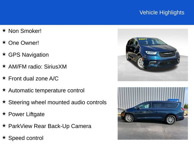 Used 2023 Chrysler Pacifica Touring-L w/ Uconnect Theater Family Group FWD image 2