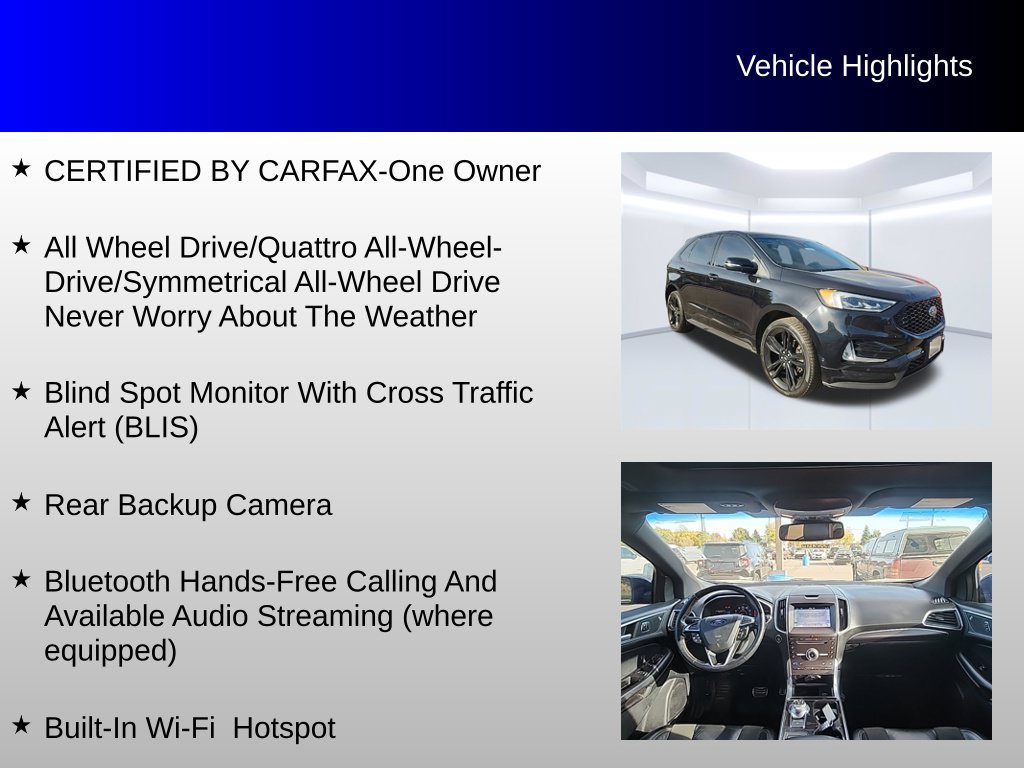 Used 2019 Ford Edge ST w/ Equipment Group 401A AWD/4WD image 4