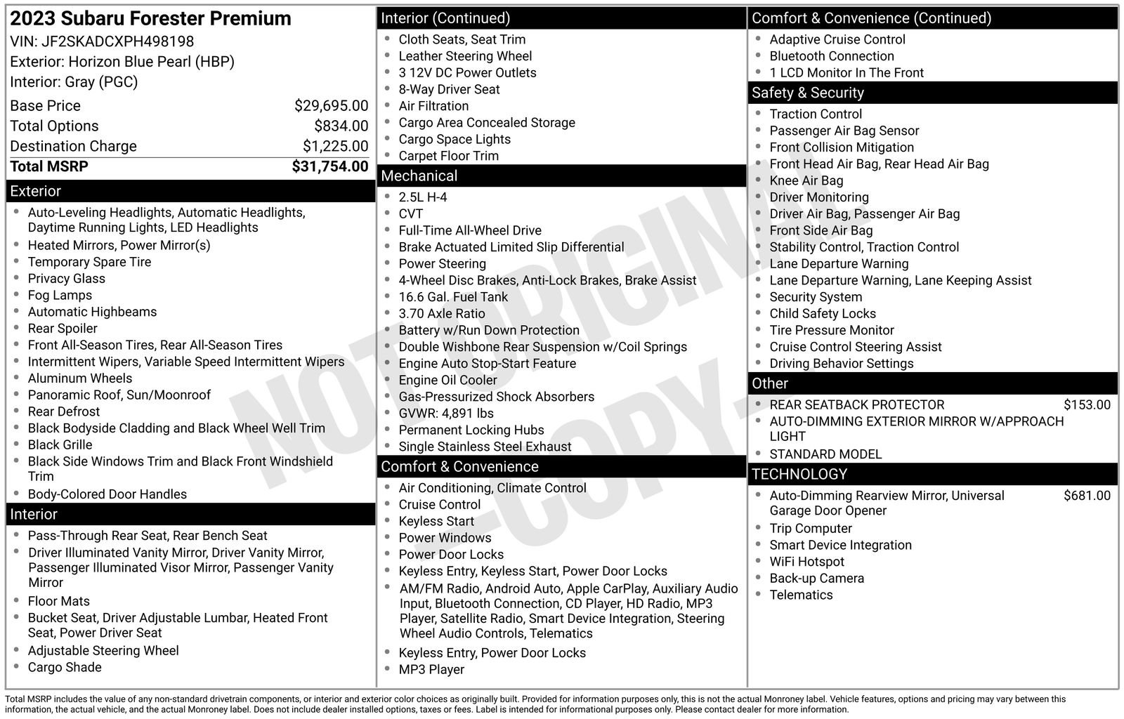 Certified 2023 Subaru Forester Premium image 32
