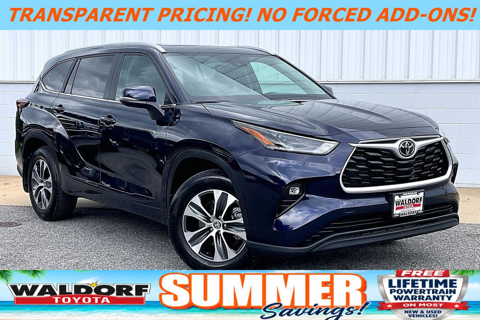 Used 2026 Toyota Highlander XLE AWD/4WD image 1