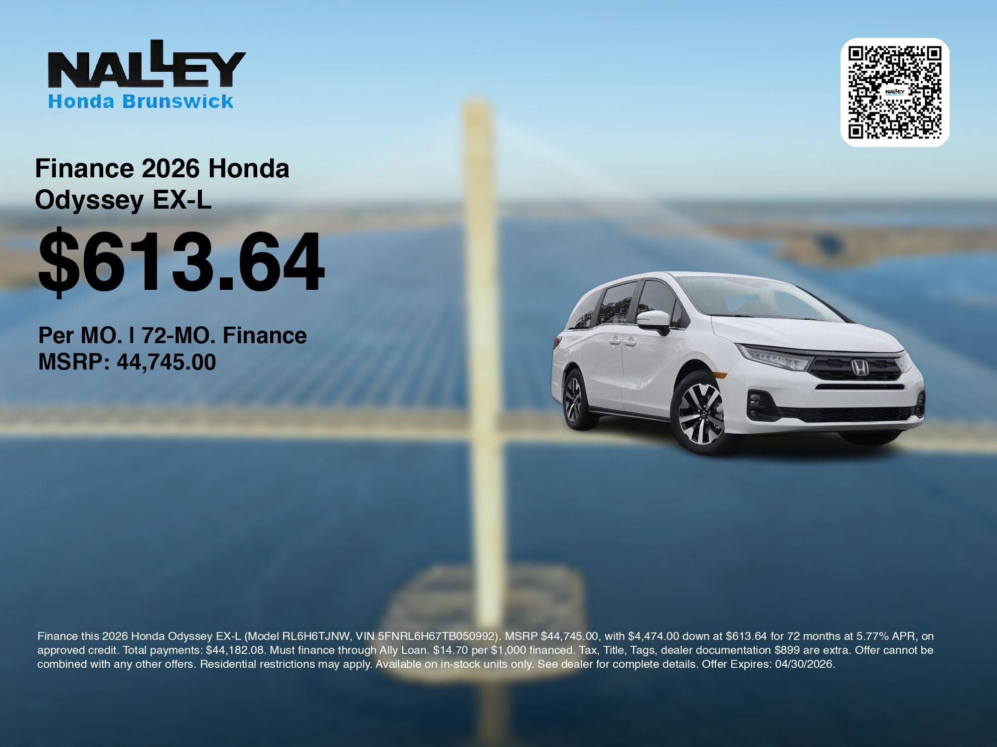 New 2026 Honda Odyssey EX-L image 7