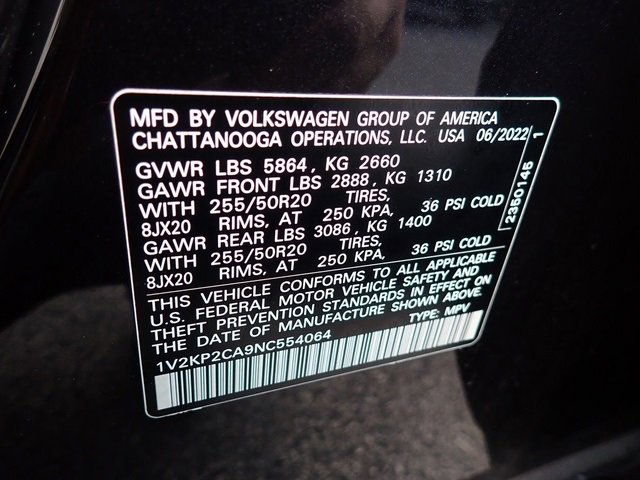 Used 2022 Volkswagen Atlas SE image 19