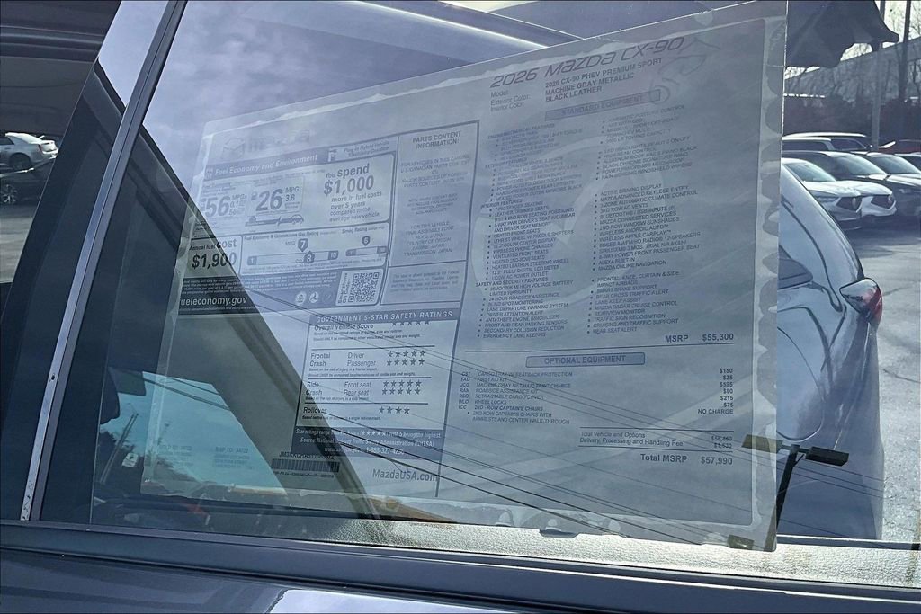 New 2026 MAZDA CX-90 Plug-In Hybrid w/Premium Sport image 25