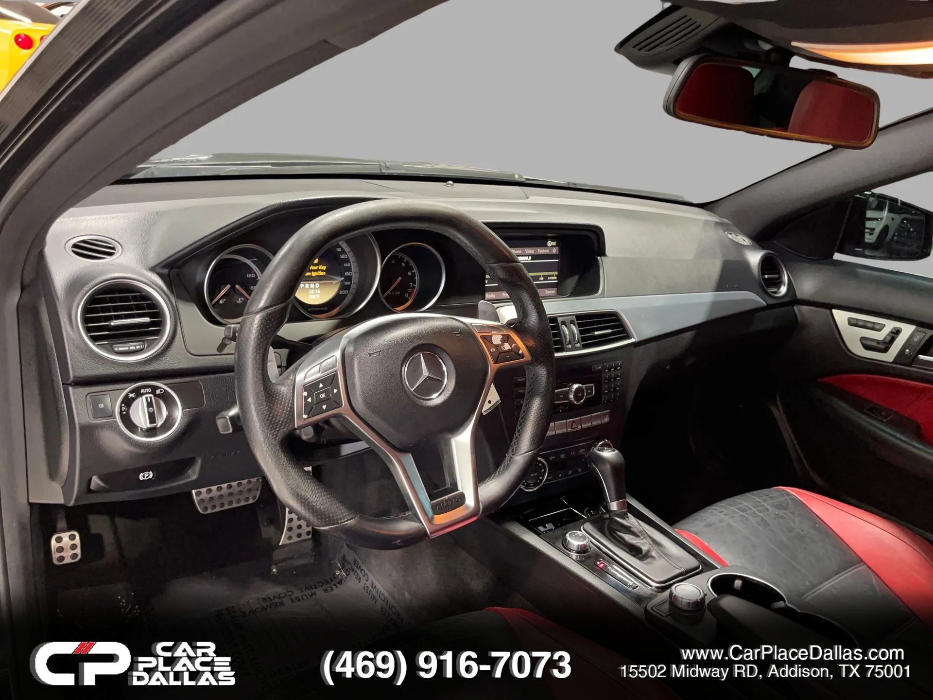 Used 2012 Mercedes-Benz C 63 AMG Coupe w/ Comand Single Disc Pkg image 16