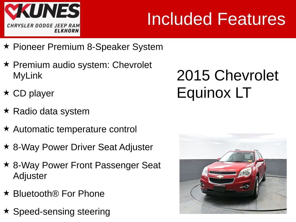 Used 2015 Chevrolet Equinox LT w/ Power Convenience Package image 4