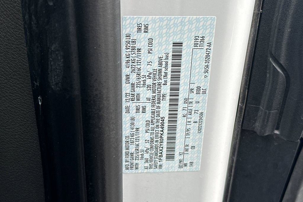 Certified 2023 Ford Transit 350 XLT image 30