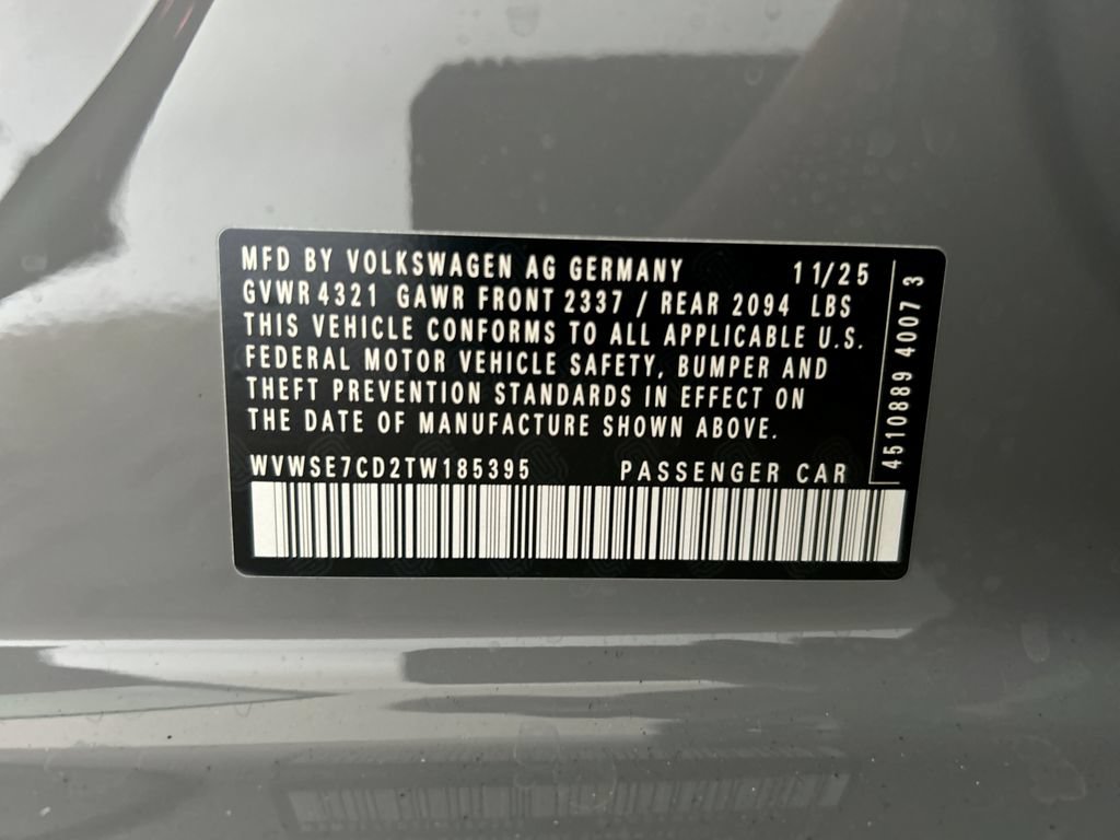 New 2026 Volkswagen GTI SE FWD image 42