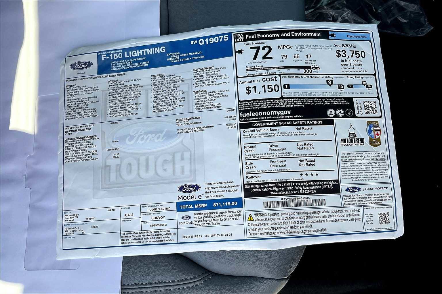 New 2025 Ford F150 Lightning Flash image 18