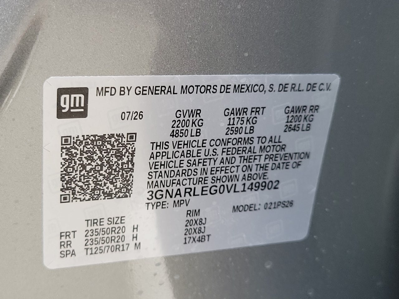 New 2027 Chevrolet Equinox RS w/ Safety and Technology Package FWD image 6