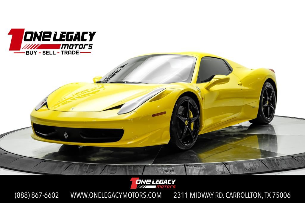 Used 2015 Ferrari 458 Spider RWD image 1