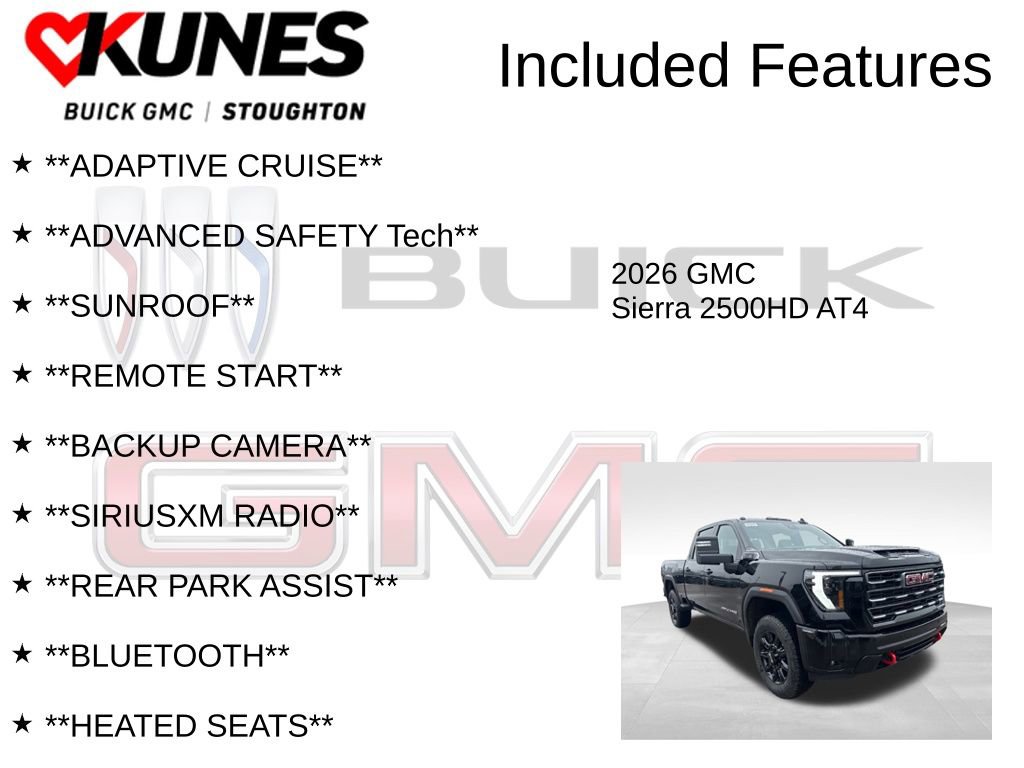 New 2026 GMC Sierra 2500 AT4 w/ AT4 Premium Plus Package image 2