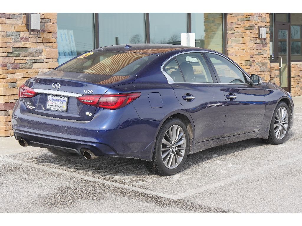 Used 2023 INFINITI Q50 Luxe w/ Cargo Package image 3