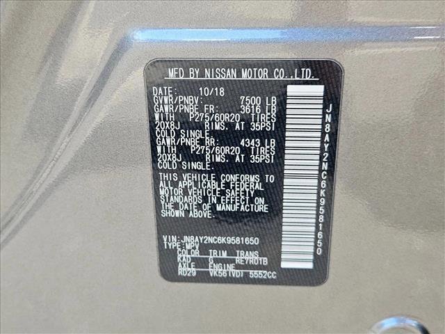 Used 2019 Nissan Armada SL w/ Premium Package image 27