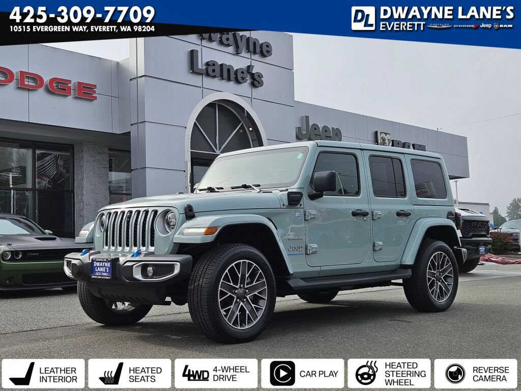 Used 2023 Jeep Wrangler Unlimited Sahara w/ Cold Weather Group AWD/4WD image 1