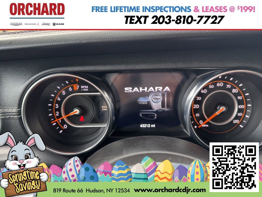Used 2019 Jeep Wrangler Unlimited Sahara w/ Dual Top Group AWD/4WD image 30