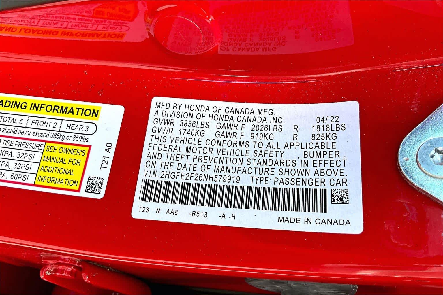 Used 2022 Honda Civic LX image 36