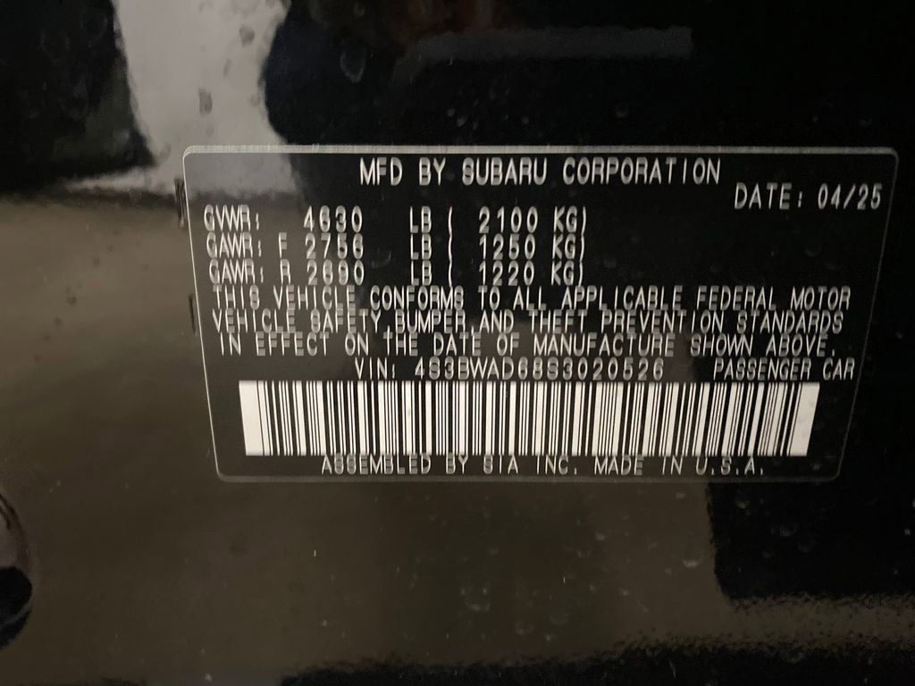 Certified 2025 Subaru Legacy Premium AWD/4WD image 29