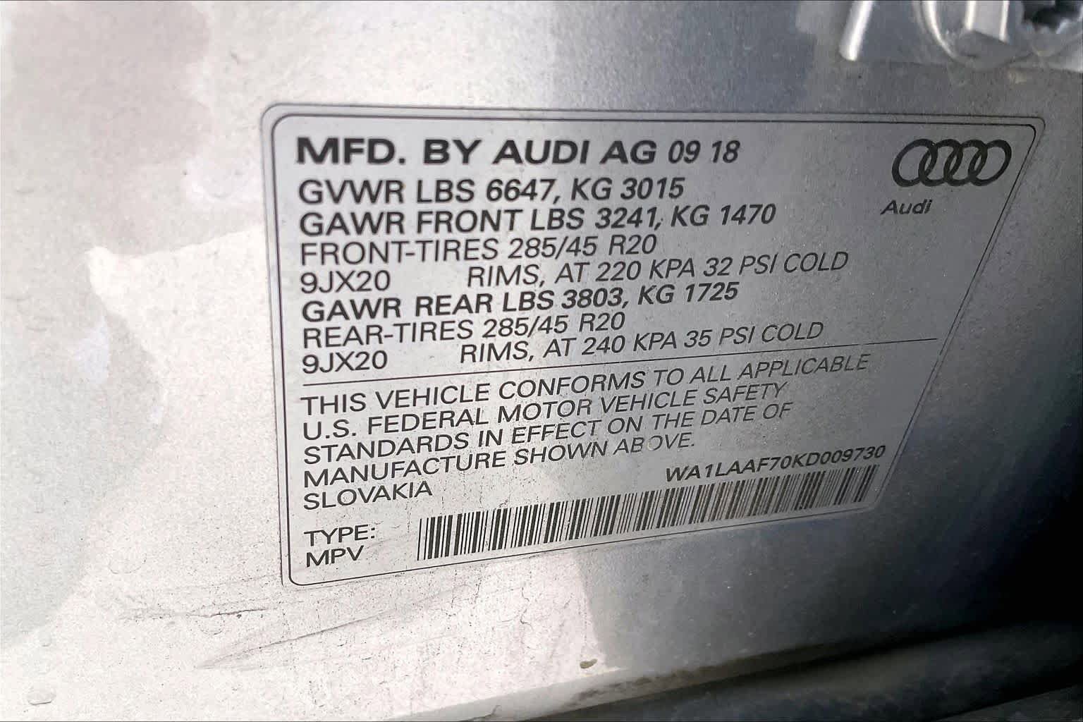 Used 2019 Audi Q7 3.0T Premium Plus w/ Premium Plus Package AWD/4WD image 34