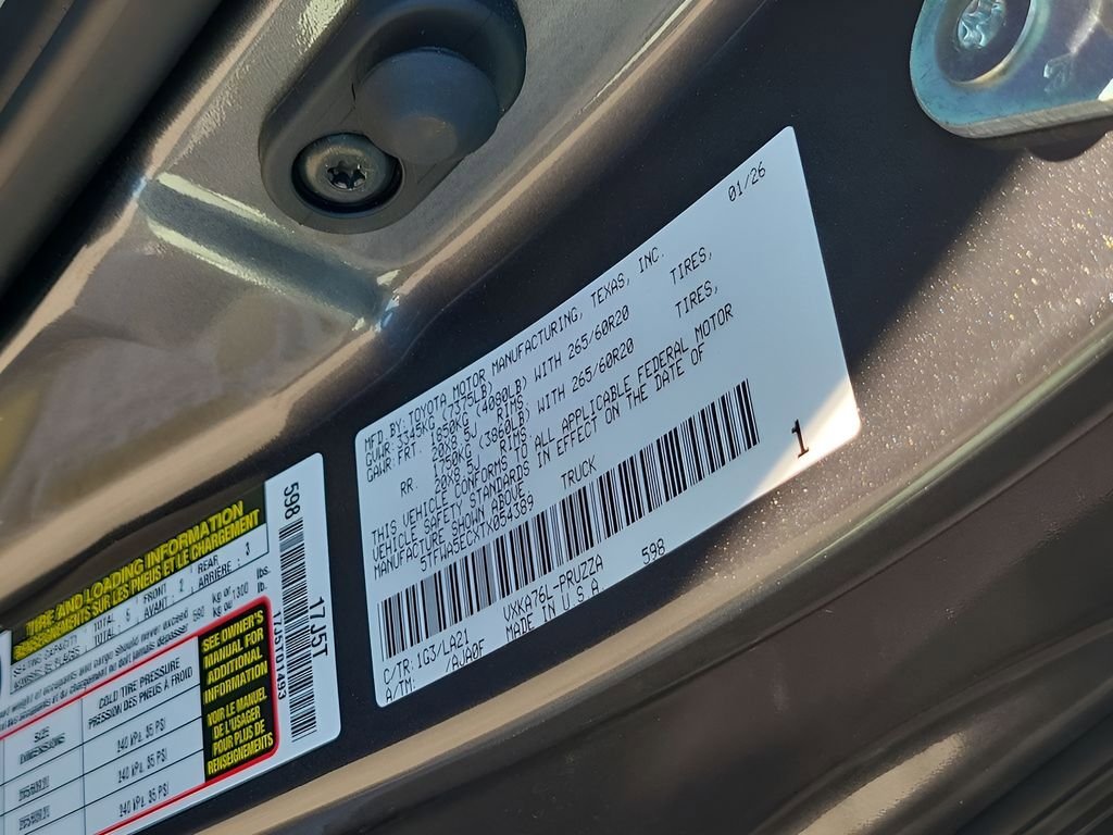 New 2026 Toyota Tundra Platinum AWD/4WD image 50