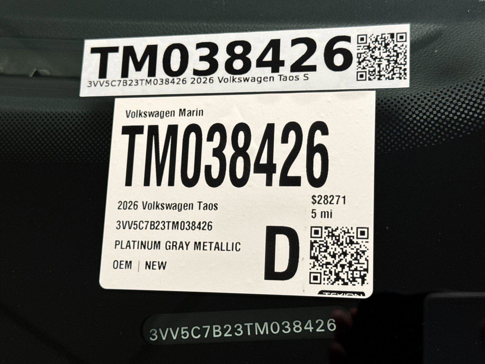 New 2026 Volkswagen Taos S image 27